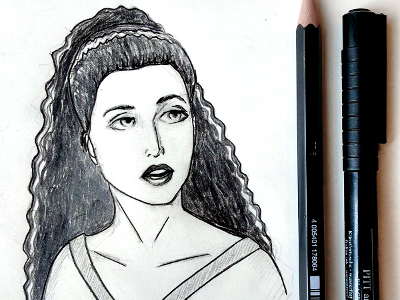 Deanna Troi Sketch