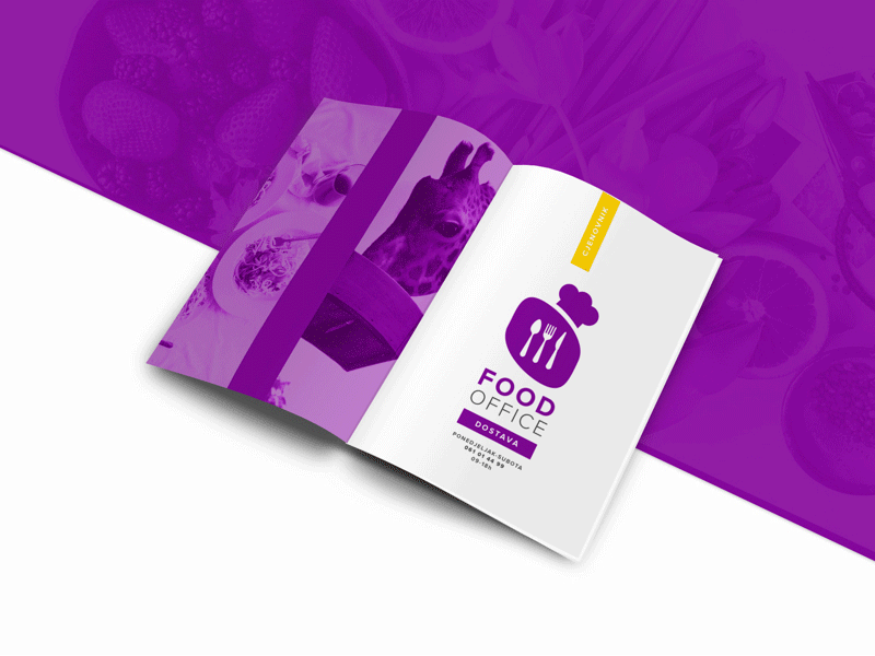 Food Office design food office logo menu restaurant sarajevo