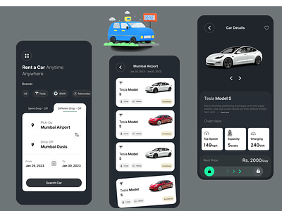 A Rental Car Mobile App