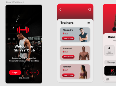 Fitness and workout App branding crossfit design fitness fitnessclub graphic design gym health illustration sport ui ux workout