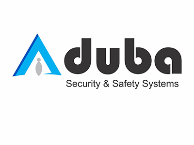 Logo Aduba Security & Safety Systems blue branding creative design door logo logo design logo design branding logo design concept security system vector