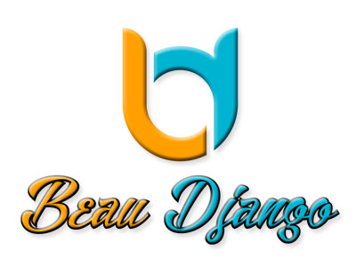 Beau Django Logo Design Concept app blue brand branding branding link communication creative design design designer fiverr icon icon brand icon design illustration logo logo design logo design branding logo design concept orange vector