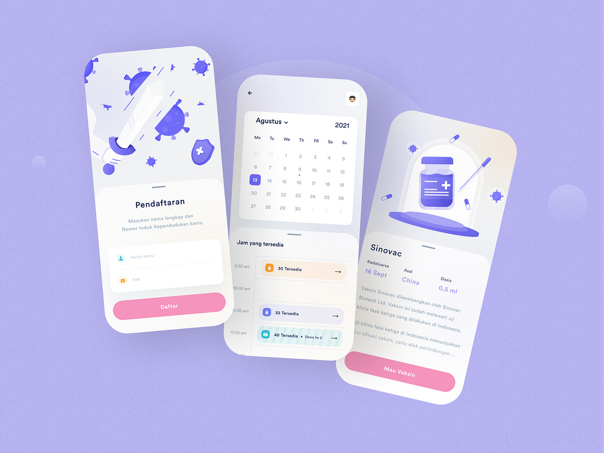 Bebas-Covid App Design by Dimas Arya Pambayun on Dribbble