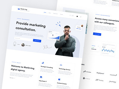 Markt-ing Landing Page