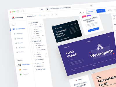 Wetemplate - v2 ad alignment branding business design maker element email email maker email template layer marketing menu object office product template text tools we template webapp