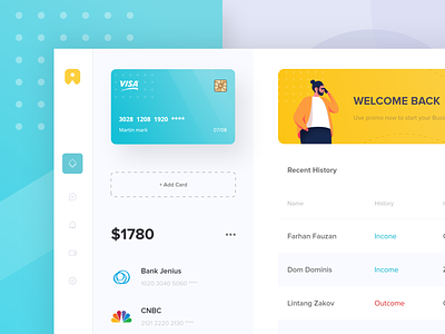 E-money Dashboard App 🍀🍀