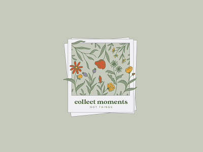 Collect Moments branding design graphic design icon illustration line line art line drawing logo simple vector vector art