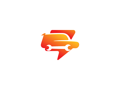 Car speed maintenance logo icon logo