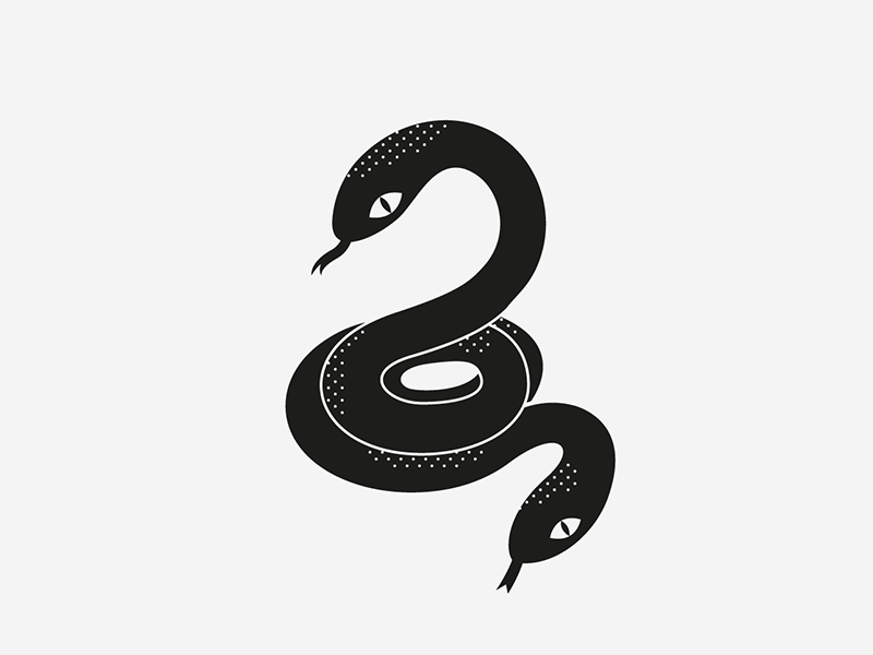 2 for Two-Headed Snake by Mel Tan on Dribbble