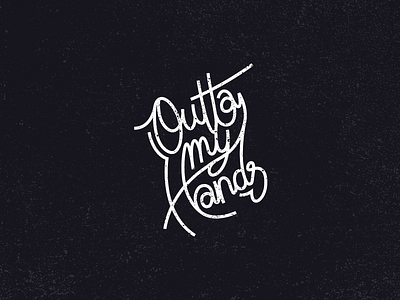 Outta My Hands control design flat hands logo outta my hands quote type typography vector