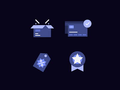 E-commerce illustration icons