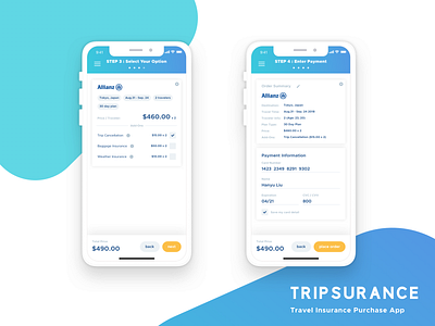 Trip Insurance Purchase App_2