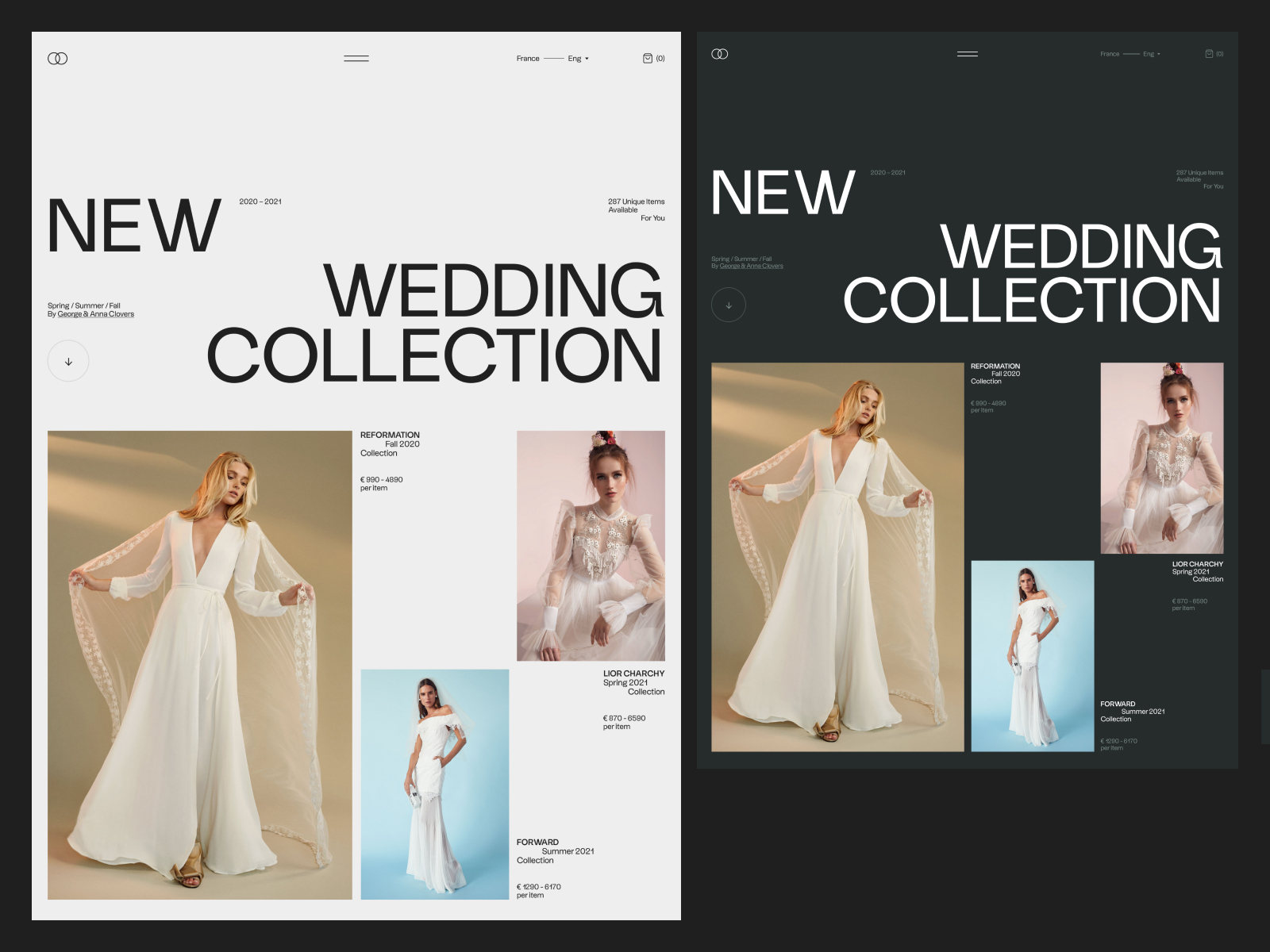 Wedding Store by Anton Pecheritsa on Dribbble