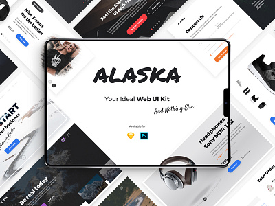 Alaska UI Kit for Sketch & Photoshop