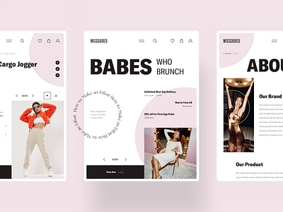 MISSGUIDED - Tablet Version clean clear creative dailui design ecommerce grid inspiration interaction interface missguided porfolio sketch typography ui ux web webdesign website woman