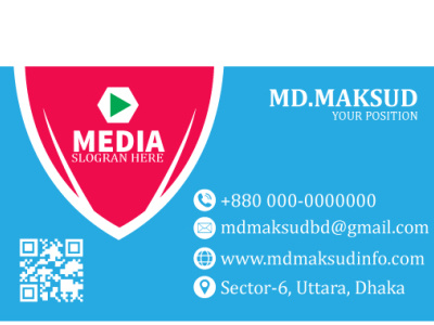 visiting card design