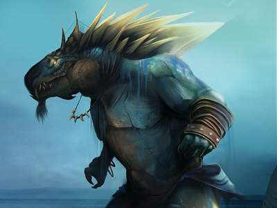 Sea fury art concept art digital digital painting drawing illustration monster painting sea