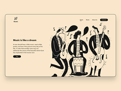 Music Landing Page