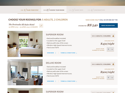 Online Booking engine for Dream Resorts