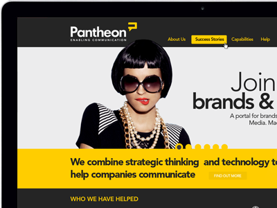 Pantheon homepage interactive design pantheon ui