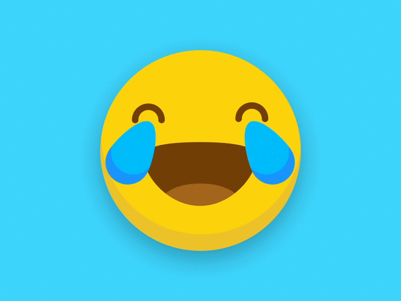 Many-faced emoji after effects emoji grumpy happy shocked wink