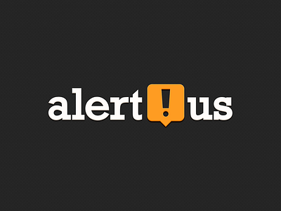 Alert.us design logo