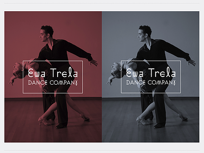 Ewa Trela Dance Company logo design. branding emblem graphicdesign logo logotype sign