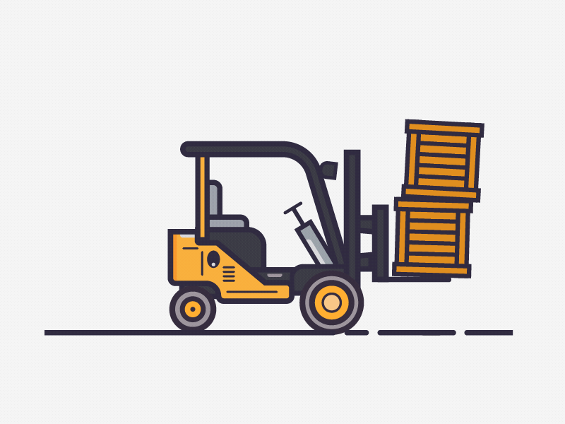 Forklifts Animation