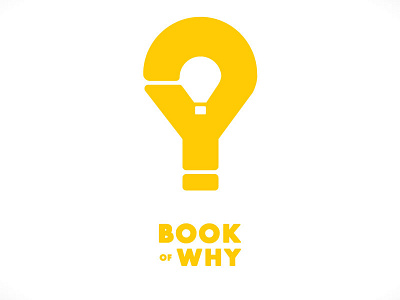 Book of Why Logo book branding identity logo