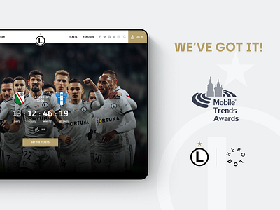 Mobile Trends Awards 2019 - Legia Warsaw awards football mobiletrendsawards soccer sports ui user experience user interface ux warsaw web design webdesign website