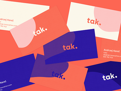 TAK Innovation - Business Cards blob blobs brand identity branding branding design business card business card design business cards businesscard identity identity design illustration logo paper print print design printing printmaking prints typography