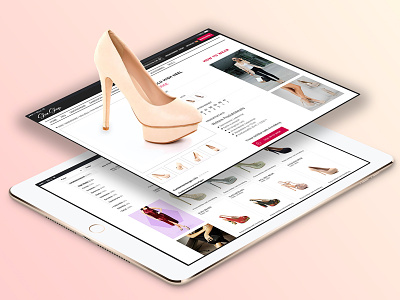 Shoe Shop - Listing & Detail design e-commerce magento shoe shoeshop shop