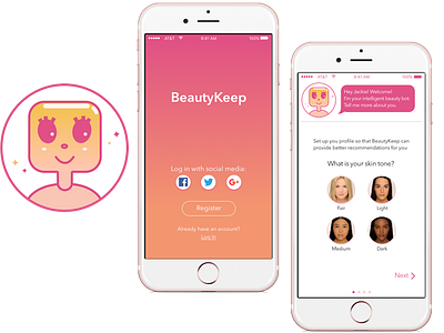 Beauty App with Chatbot