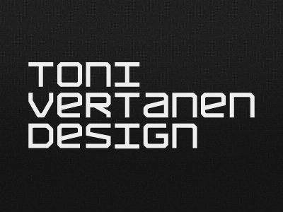 Toni Vertanen Design - The Logo logo typography