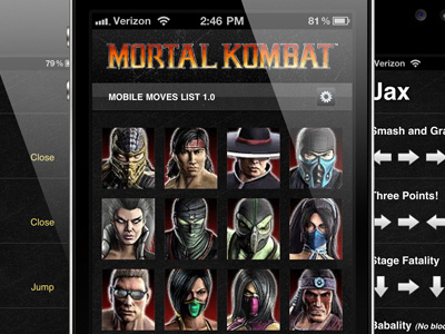 MK Mobile Moves List