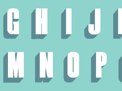 font in progress font letters sans serif type