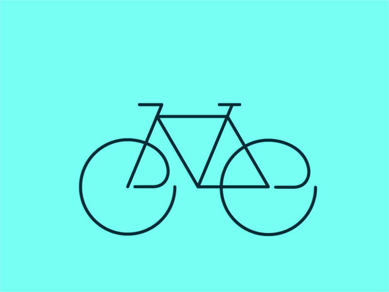 Wheelie animation bike gif icon illustration motion wheelie