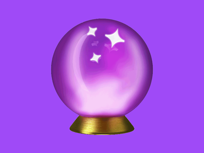 3D Crystal Ball 3d 3d animation 3d illustration animation c4d crystal ball emoji fortune future