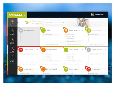 Amhosoft - Dashboard