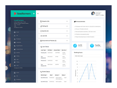 Paysqure Dashboard ui ux