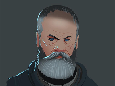 Ser Davos character gameofthrones illustration