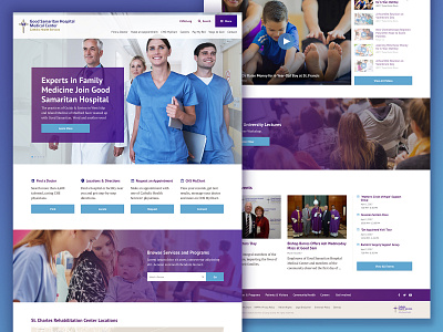 Catholic Health Services of Long Island Website healthcare webdesign website website design