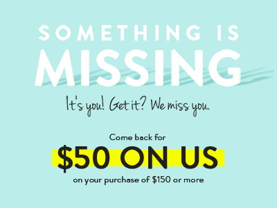 Missing... animation digital marketing email gif retail typography
