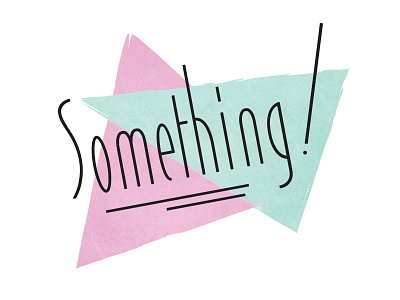 Design Something Every Day 90s deco designsomethingeveryday rad typography