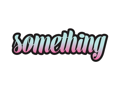 Design Something Every Day designsomethingeveryday gradient typography