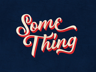 Design Something Every Day designsomethingeveryday script typography vintage