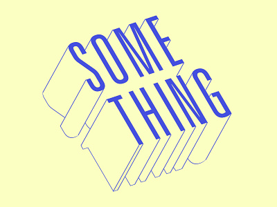 Design Something Every Day 3d designsomethingeveryday typography