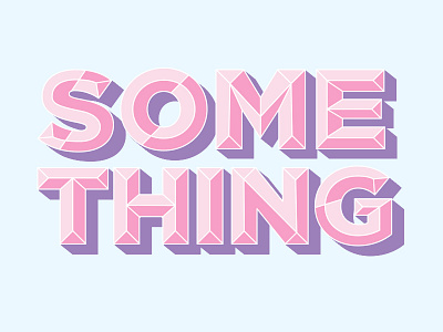 Design Something Every Day 3d designsomethingeveryday typography