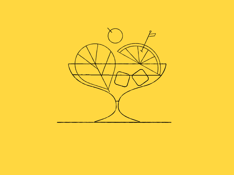 Martini 🍸Animation challenge! by Ribaudo on Dribbble