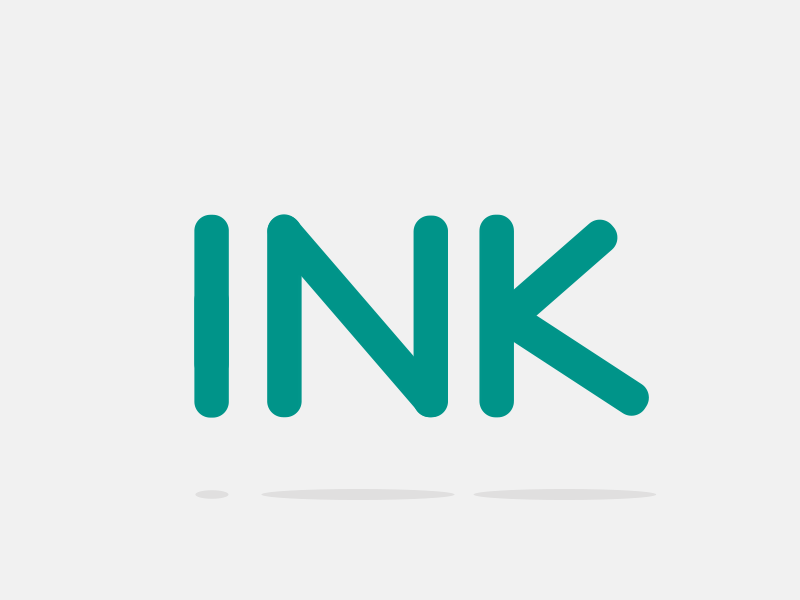 Ink Animated Typeface 2d after effects animation cel font liquid type typeface